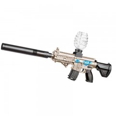 Автомат на орбизах M416 Water Attack на аккумуляторе (песочный/бежевый), детский гидрогелевый бластер с глушителем (36) оптом